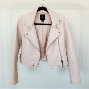 Forever 21 Pink Faux Leather Jacket S